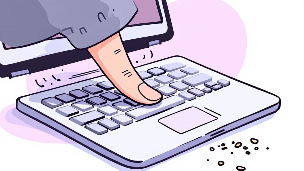 Laptop Keyboard Cleaning: No-Tools Needed Method for Stubborn Debris